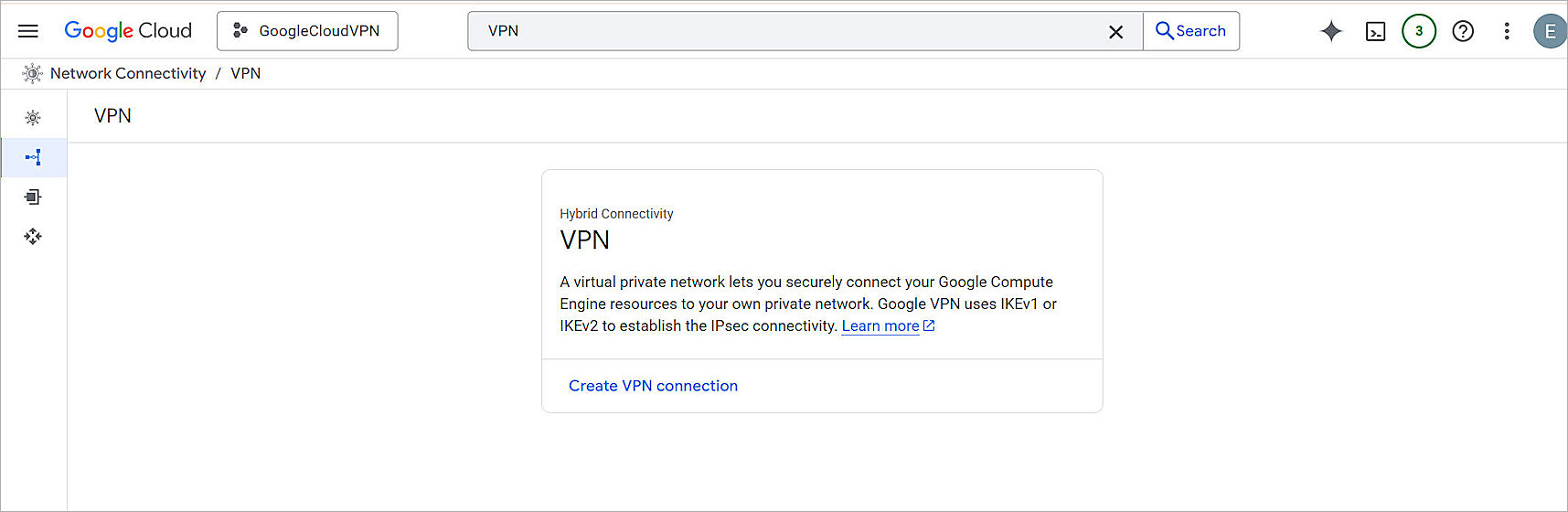 Screenshot of the Google Cloud configure 11